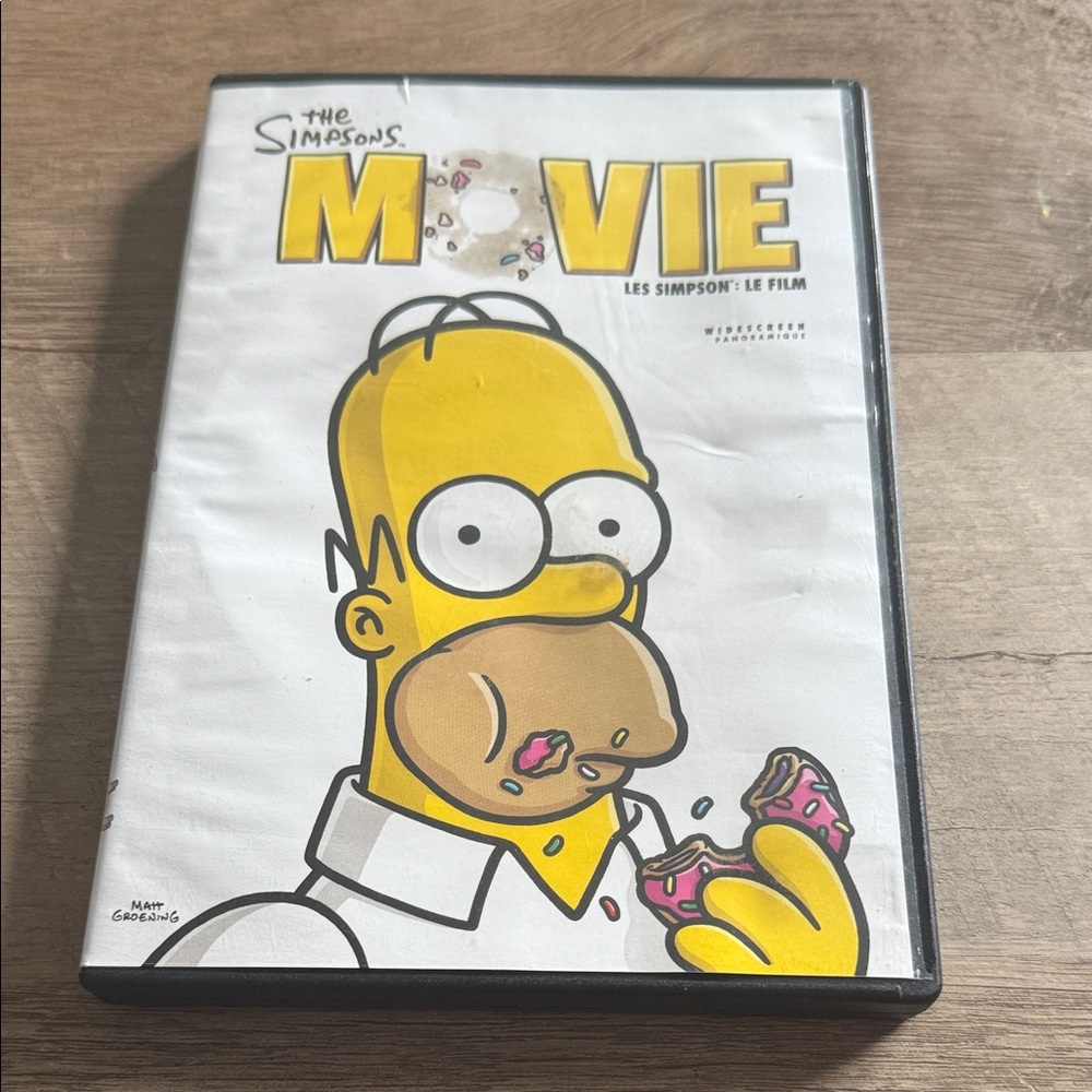 The Simpsons Movie DVD - Yellow Cover